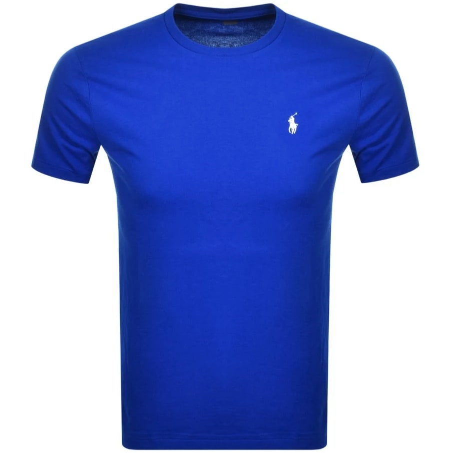 Alternative Image for ProductRalph Lauren Crew Neck Slim Fit T Shirt Blue1